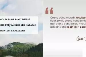 40 Kata-kata bijak pantang menyerah, penuh makna dan menginspirasi