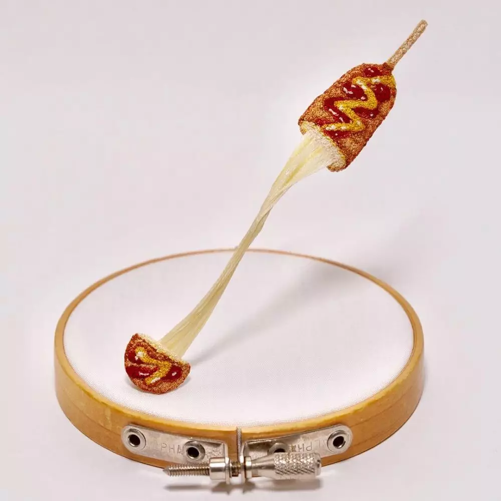 hasil sulaman berbentuk 3d  Instagram