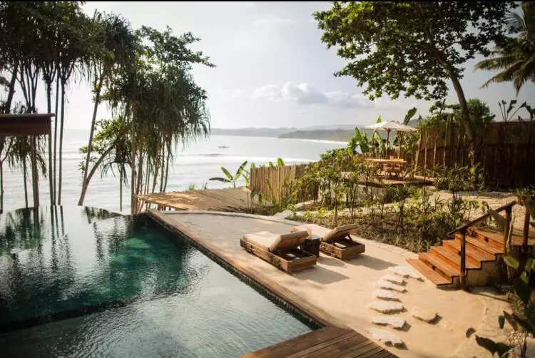 Potret resort Nihiwatu Rachel Vennya Twitter/@_doraredre