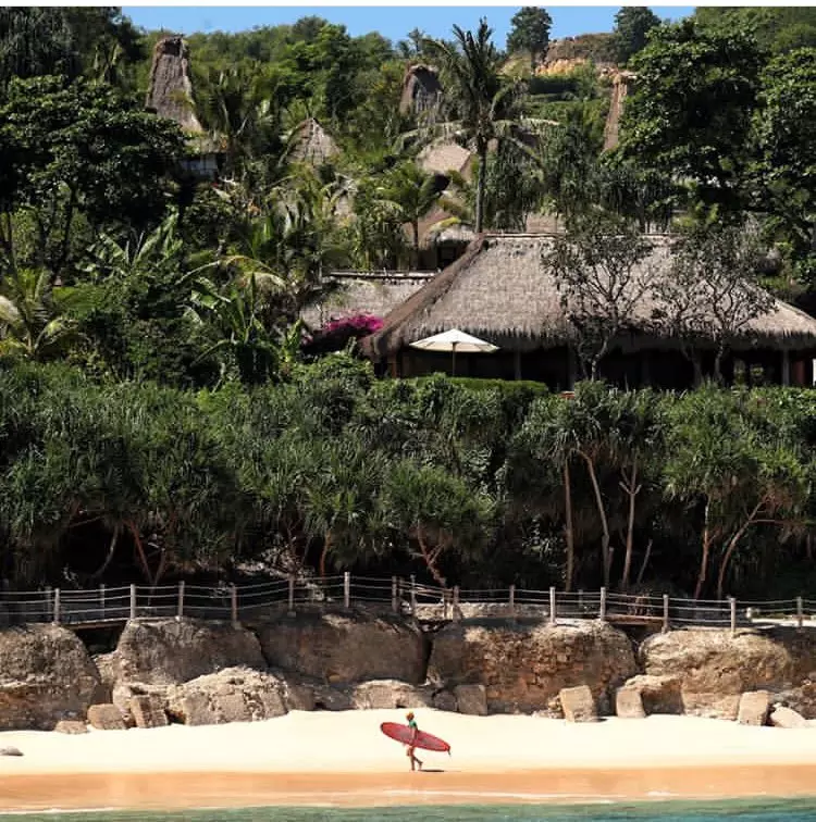 Potret resort Nihiwatu Rachel Vennya Twitter/@_doraredre