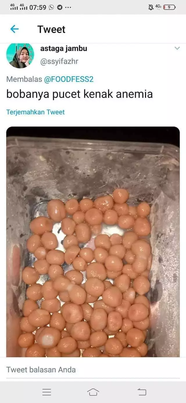 Cuitan kreasi makanan gagal Berbagai sumber