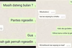 10 Chat sama cewek PMS ini bikin cowok harus peka