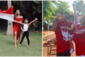 10 Gaya keren seleb saat peringati hari kemerdekaan di rumah