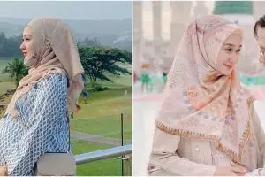 5 Potret perjuangan Dian Pelangi melahirkan anak pertamanya