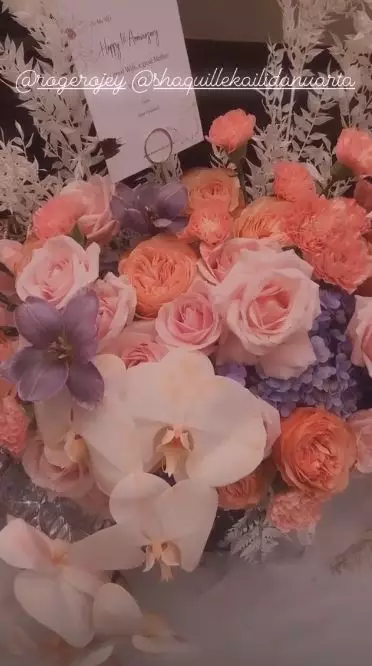 ultah pernikahan Cut Meyriska Instagram