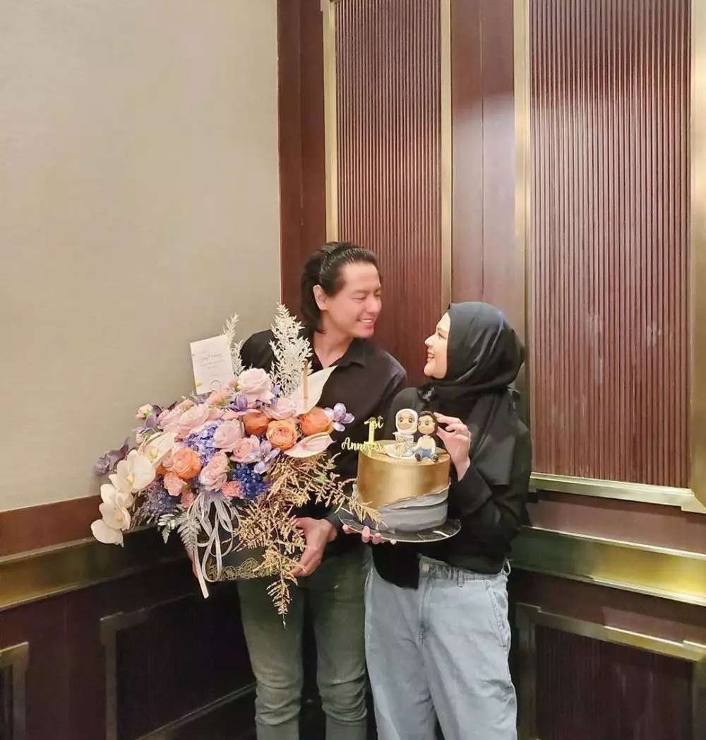 ultah pernikahan Cut Meyriska Instagram