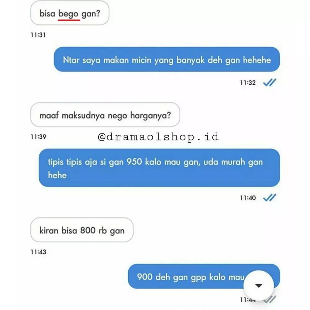 Dari Ketik ke Klik: Sebuah Studi Kasus Percakapan Penjual dan Pembeli Online