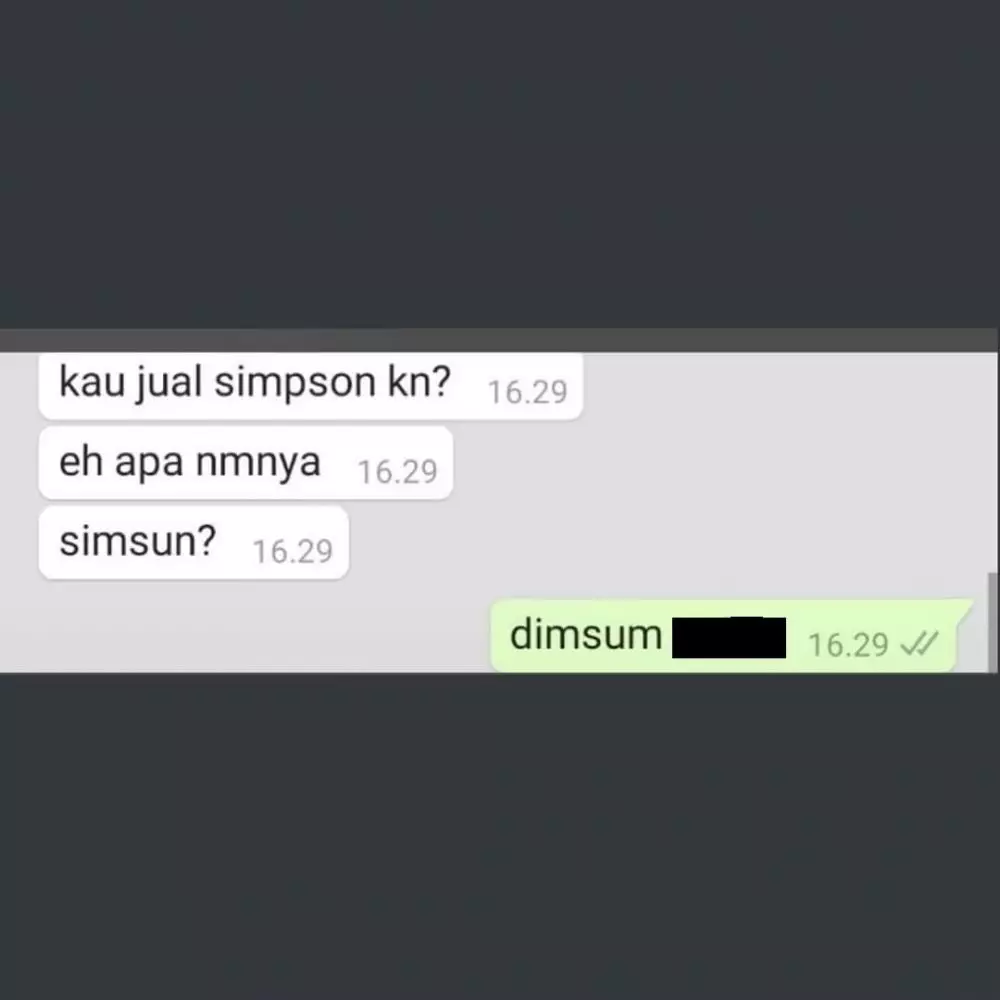 Chat typo antara penjual dan pembeli Instagram