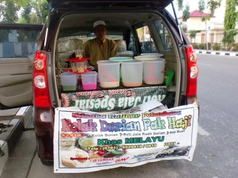 pedagang jualan pakai mobil Instagram