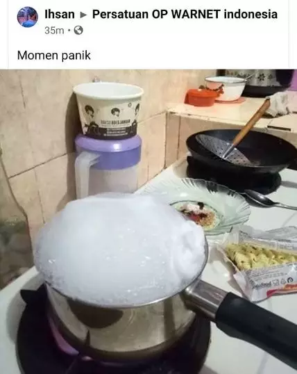 momen panik di keseharian © 2020 instagram.com