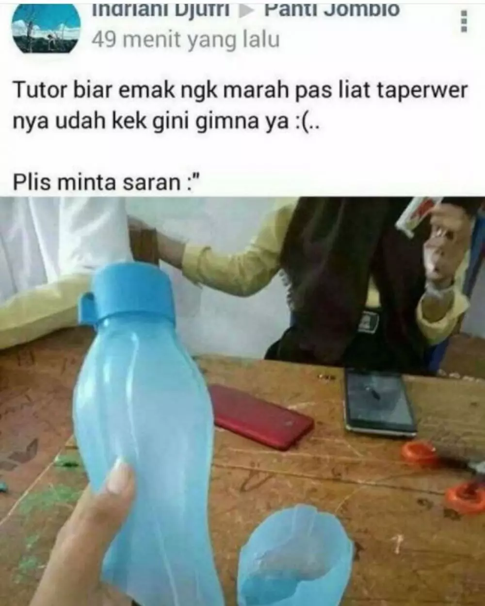 momen panik di keseharian © 2020 instagram.com