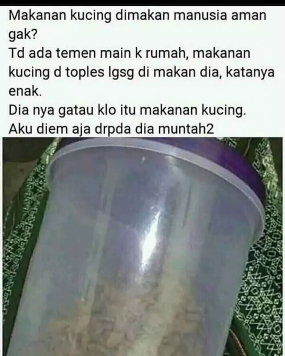 momen panik di keseharian © 2020 instagram.com