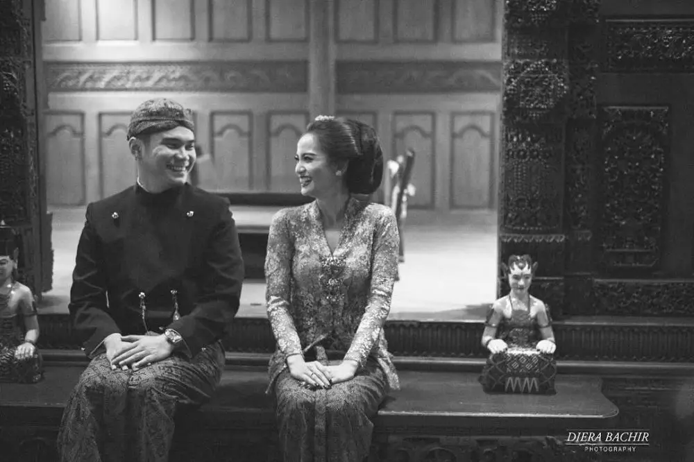 pemotretan 7 pasang seleb monokrom Instagram