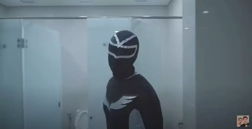 Potret aksi Baim Wong cosplay power rangers © 2020 brilio.net Potret aksi Baim Wong cosplay power rangers © 2020 brilio.net