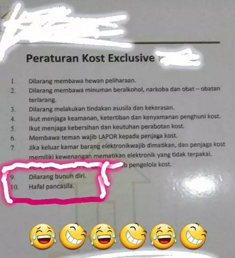 peringatan lucu ibu kos berbagai sumber peringatan lucu ibu kos berbagai sumber