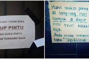 8 Tulisan peringatan lucu dari ibu kos ini bikin tepuk jidat