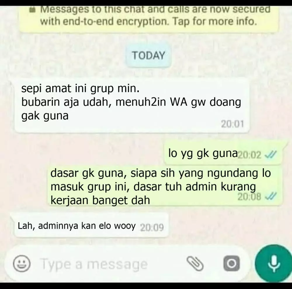 meme admin grup WA berbagai sumber