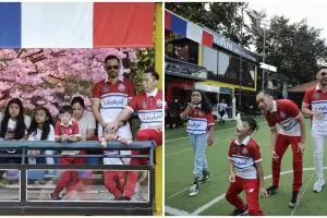 10 Potret keluarga Yudhoyono rayakan 17 Agustus, gelar berbagai lomba