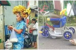 10 Cara lucu bawa barang belanjaan ini nyeleneh abis