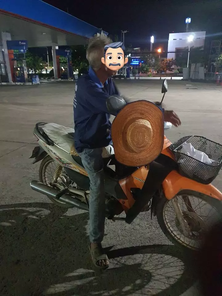 kakek tempuh 300km Facebook