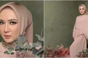 7 Gaya pemotretan Dina Lorenza, memesona & awet muda di usia 45 tahun