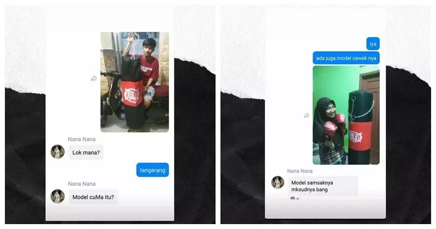 chat lucu penjual online shop iseng © 2020 instagram.com