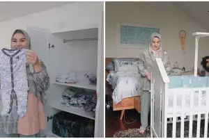 Jelang lahiran, ini 8 momen Irish Bella & Ammar siapkan kamar bayi