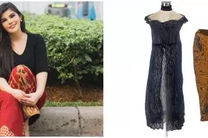 Dita Soedarjo lelang kebaya pertunangan dengan Denny Sumargo