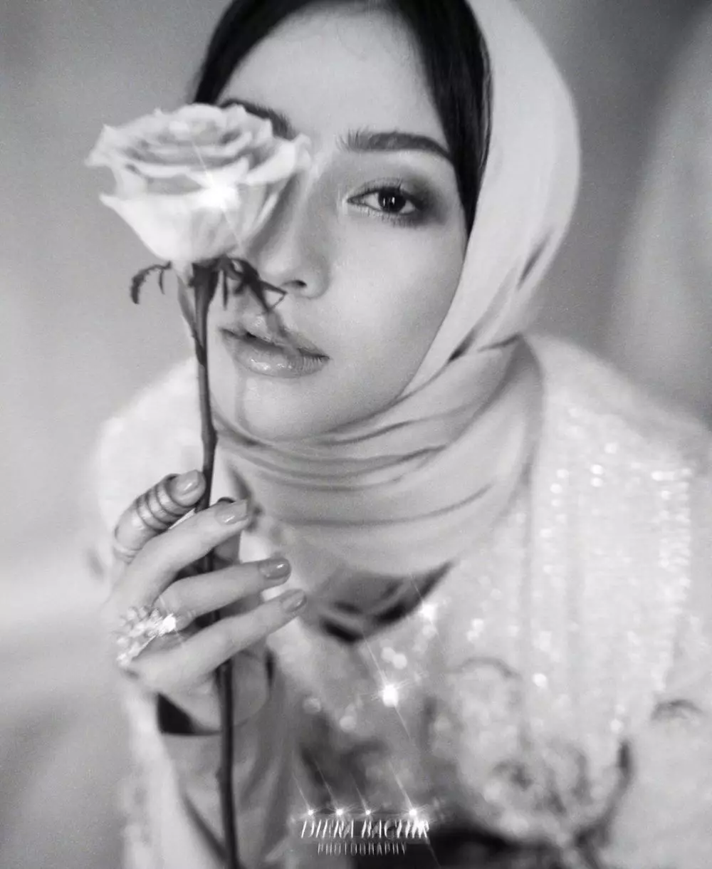 pemotretan Nikita Willy kerudung Instagram