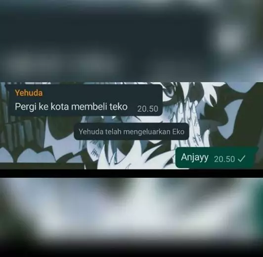 chat lucu basa-basi teman © 2020 instagram.com