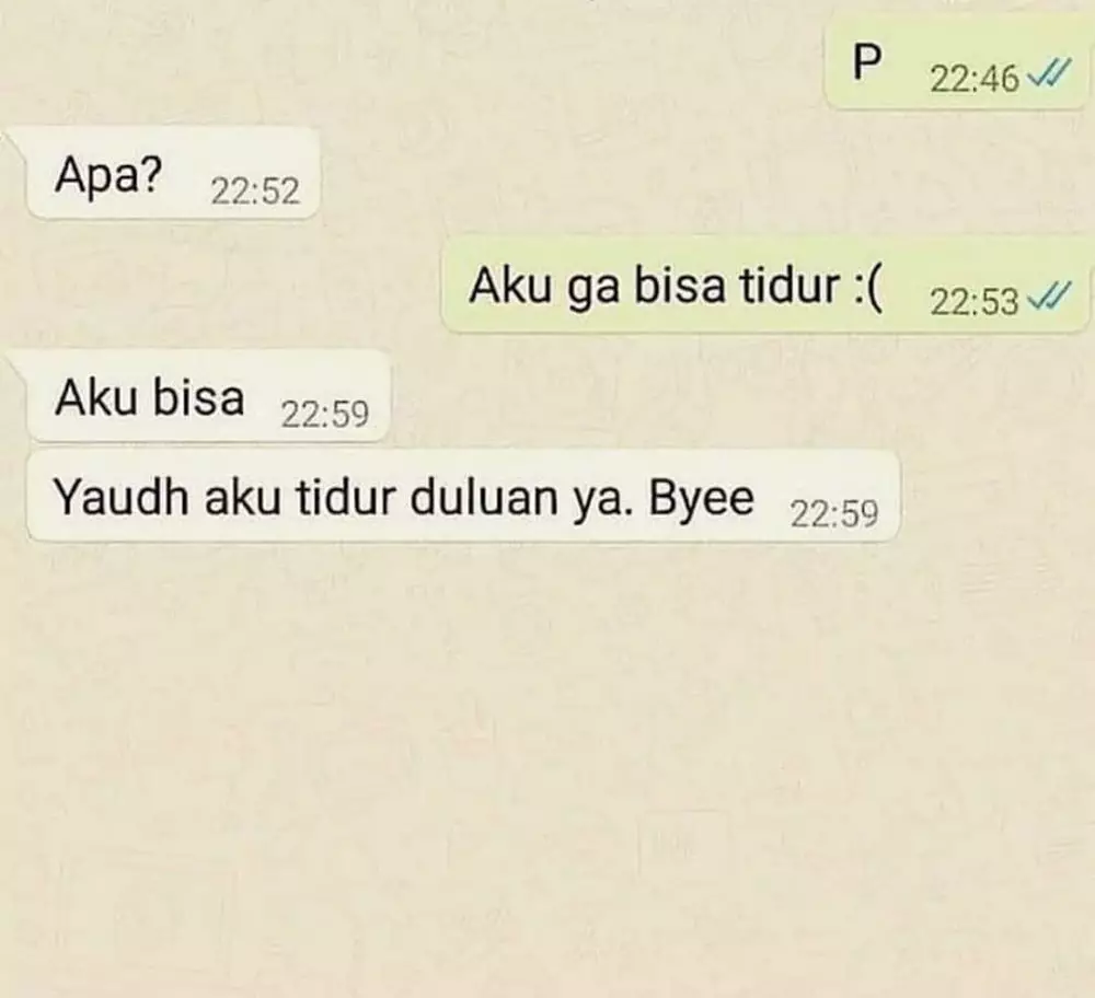 chat lucu basa-basi teman © 2020 instagram.com