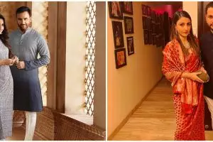 10 Potret apartemen Soha Ali Khan, penuh koleksi buku