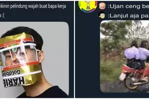 10 Meme lucu cara melindungi diri ini bikin pengen ketawa