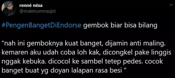 #PengenBangetDiEndorse  © 2020 brilio.net #PengenBangetDiEndorse  © 2020 brilio.net