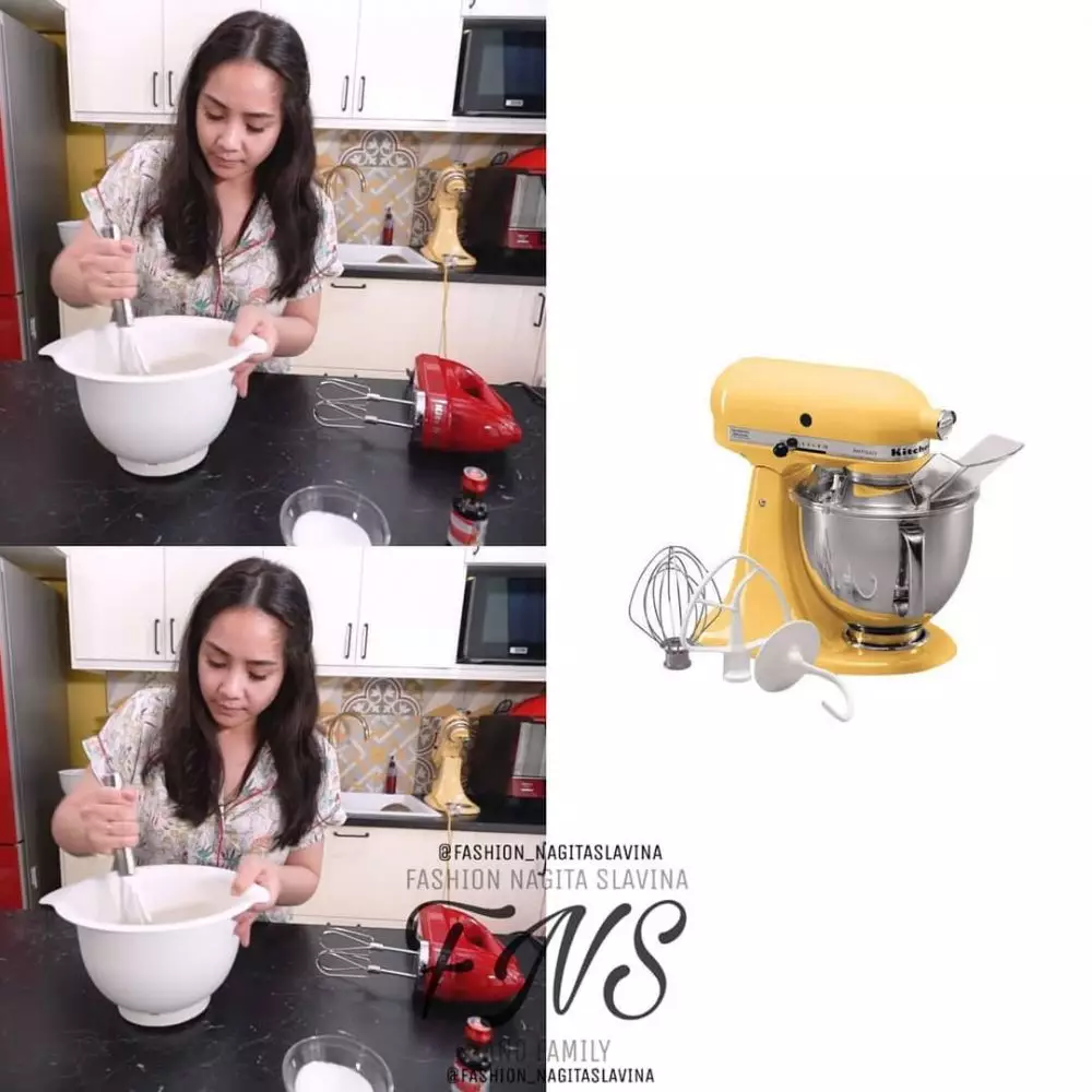 perabotan dapur Nagita Instagram