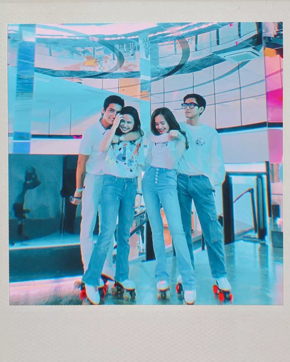 Momen kebersamaan Beby Tsabina, Bio One, Hanggini & Junior Roberts © 2020 Instagram