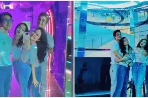 9 Momen kebersamaan Beby Tsabina, Bio One, Hanggini & Junior Roberts