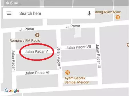 Nama jalan bikin baper   Nama jalan bikin baper