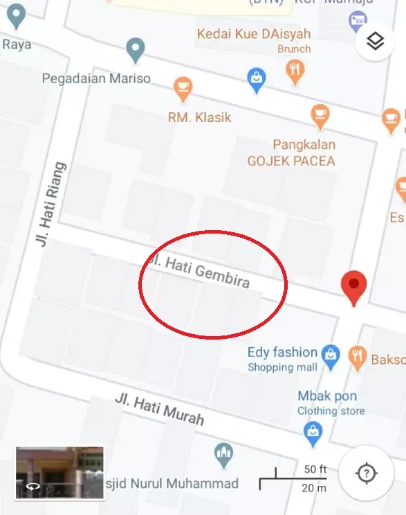 Nama jalan bikin baper   Nama jalan bikin baper