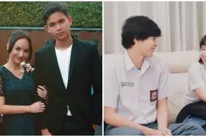 Berseragam SMA, ini 10 gaya Angelica Simperler dan anak tirinya