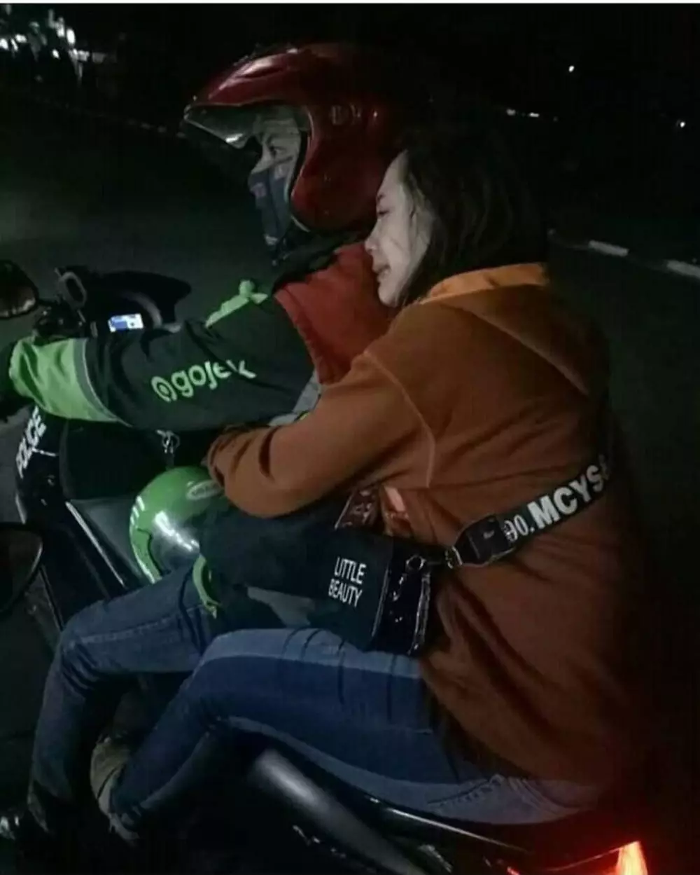 Momen absurd driver ojek online Instagram