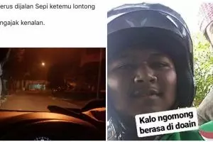 10 Momen absurd driver ojek online ini lucunya bikin cekikikan
