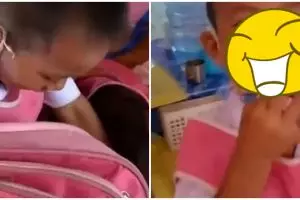 Viral, cerita bocah menangis karena maskernya hilang ini kocak