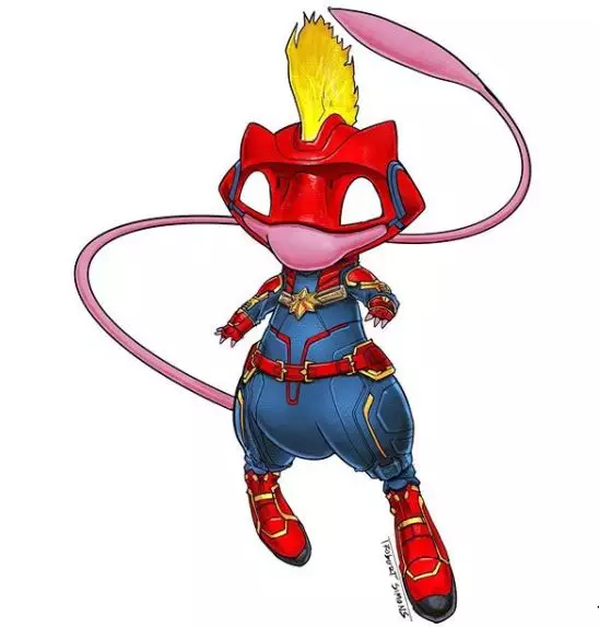 Pokemon jadi superhero Instagram