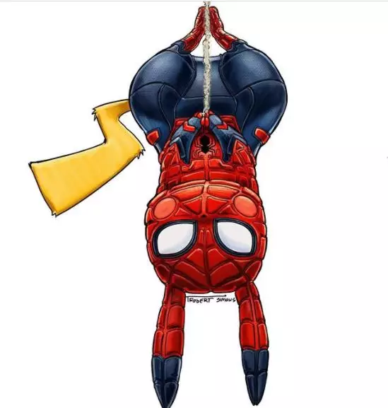 Pokemon jadi superhero Instagram