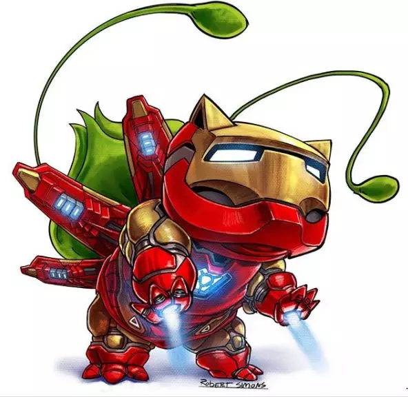 Pokemon jadi superhero Instagram