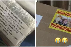 12 Peringatan di paket barang ini lucunya bikin kurir senyum