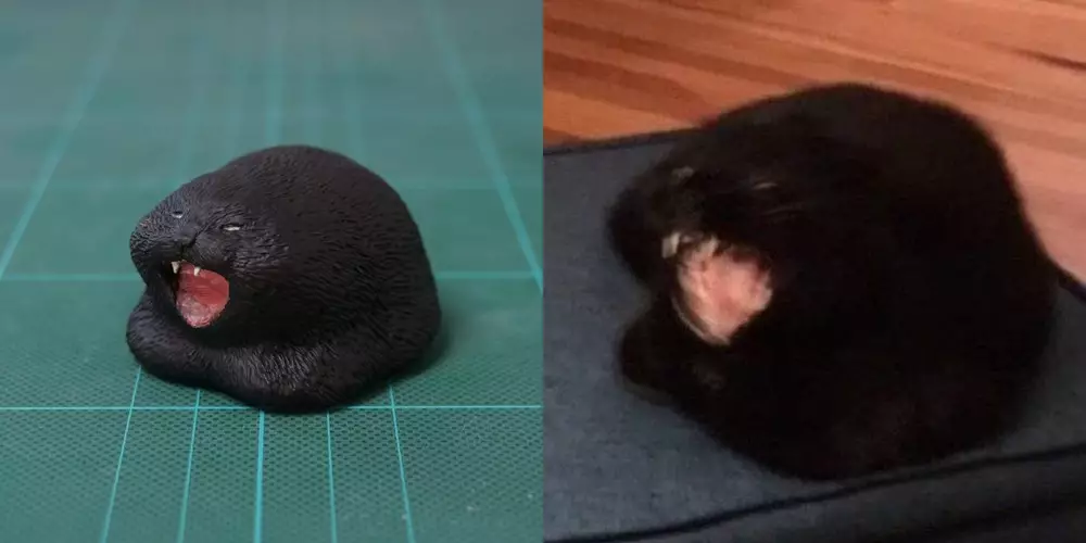 Momen hewan dijadikan miniatur Twitter/@meetissai Momen hewan dijadikan miniatur Twitter/@meetissai