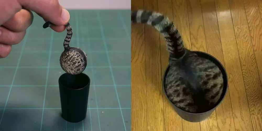 Momen hewan dijadikan miniatur Twitter/@meetissai Momen hewan dijadikan miniatur Twitter/@meetissai