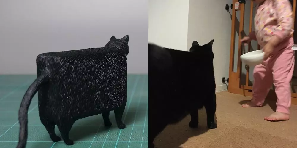 Momen hewan dijadikan miniatur Twitter/@meetissai Momen hewan dijadikan miniatur Twitter/@meetissai